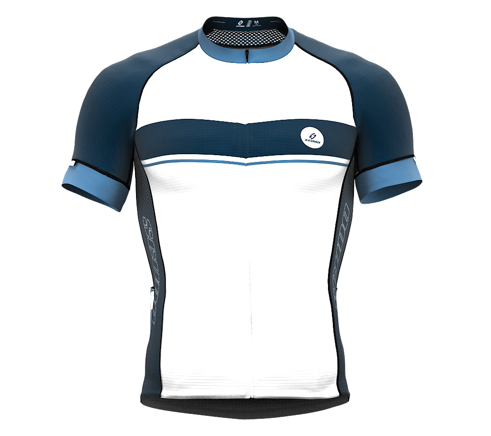 Seashell Cerulean Short Sleeve Cycling PRO Jersey