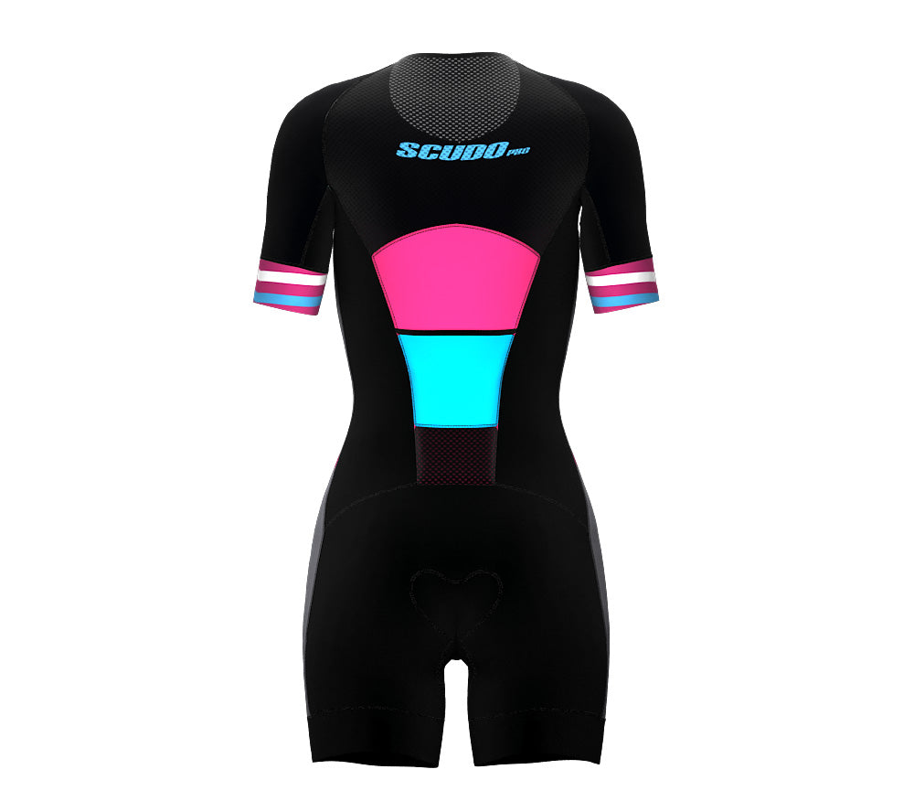 Seashell Scudopro Cycling Skin Suit Short Sleeve for Woman