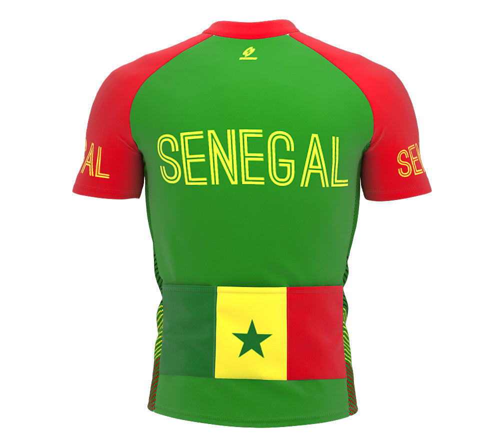 Senegal  Full Zipper Bike Short Sleeve Cycling Jersey