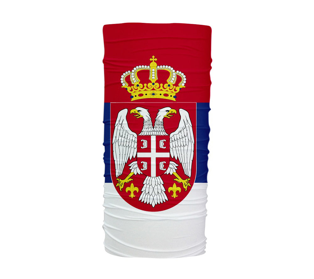 Serbia Flag Multifunctional UV Protection Headband