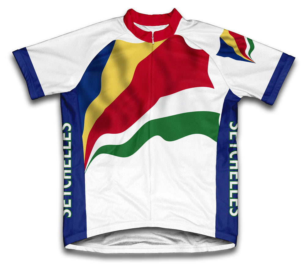 Seychelles Flag Cycling Jersey for Men and Women