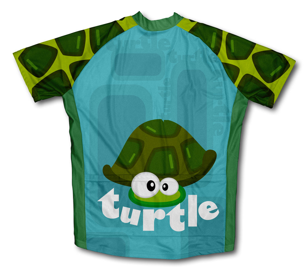 Shy Turtle Short Sleeve Cycling Jersey for Men and Women