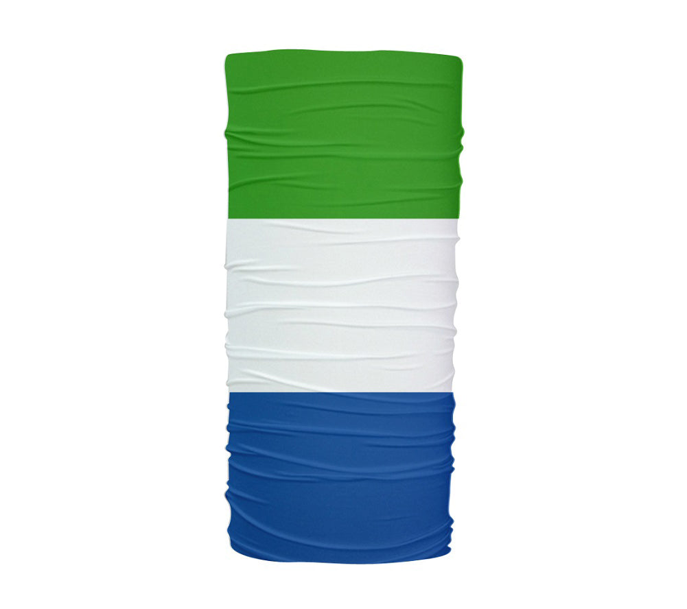 Sierra Leone Flag Multifunctional UV Protection Headband