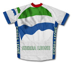 Sierra Leone Flag Cycling Jersey for Men and Women