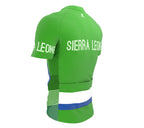 Sierra Leone  Full Zipper Bike Short Sleeve Cycling Jersey
