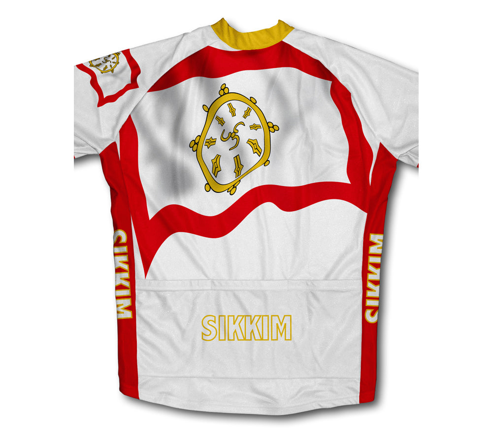 Sikkim Flag Cycling Jersey for Men and Women