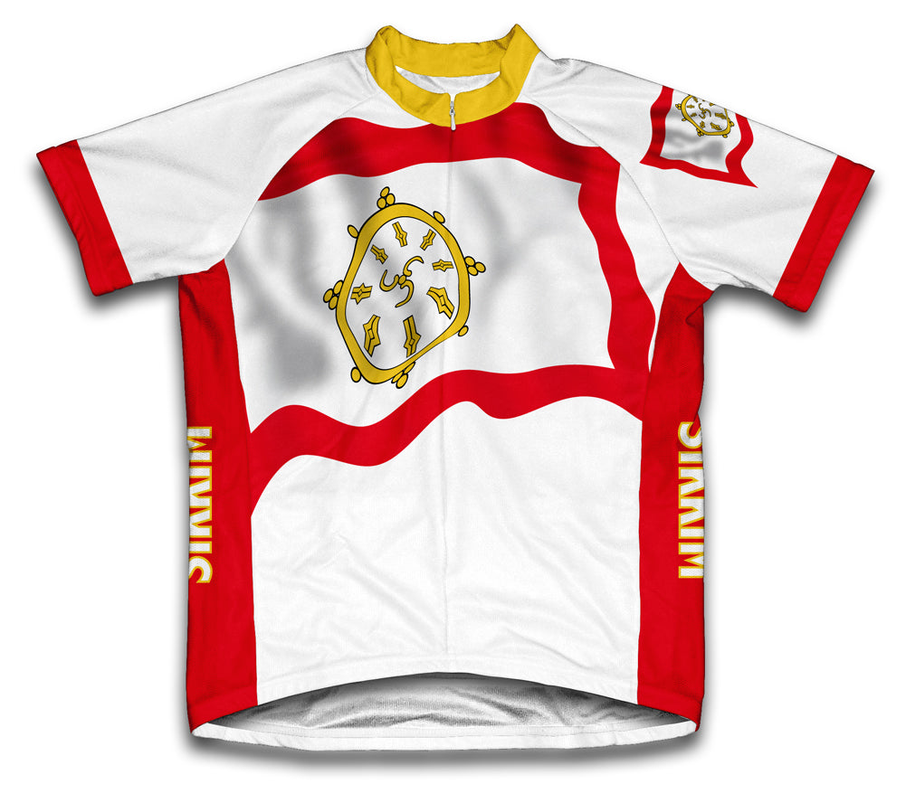 Sikkim Flag Cycling Jersey for Men and Women