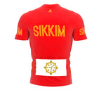 Sikkim  Full Zipper Bike Short Sleeve Cycling Jersey