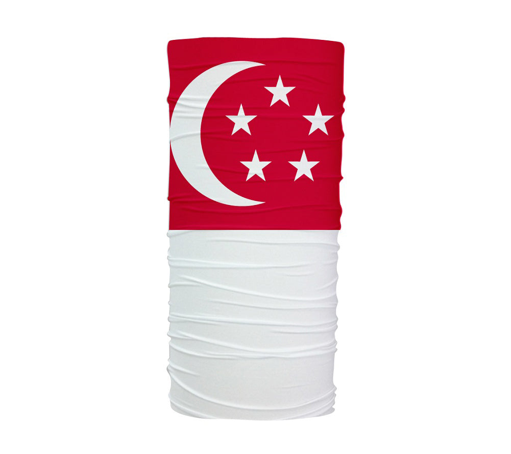 Singapore Flag Multifunctional UV Protection Headband