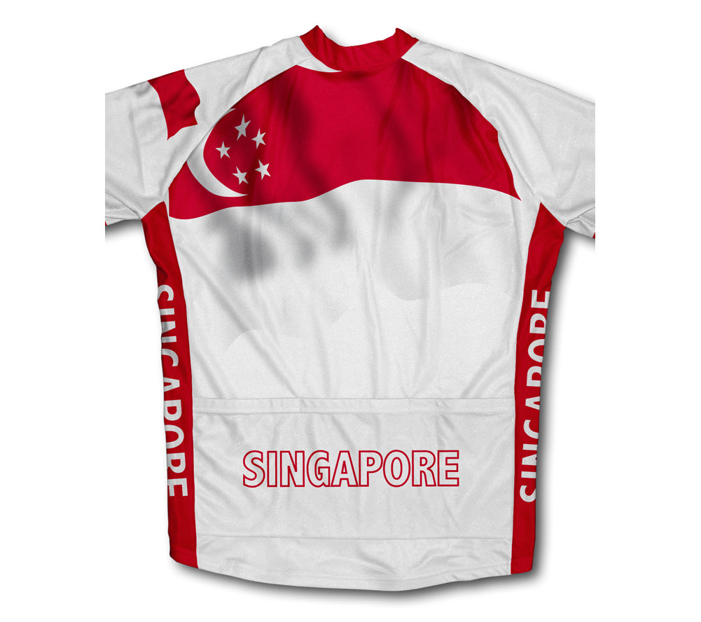 Singapore Flag Winter Thermal Cycling Jersey