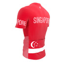Singapore  Full Zipper Bike Short Sleeve Cycling Jersey