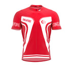 Singapore  Full Zipper Bike Short Sleeve Cycling Jersey