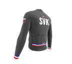 ScudoPro Pro Thermal Long Sleeve Cycling Jersey Country CODE Slovakia Gray | Men and Women