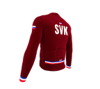 ScudoPro Pro Thermal Long Sleeve Cycling Jersey Country CODE Slovakia Vine | Men and Women