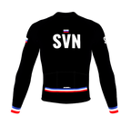 ScudoPro Pro Thermal Long Sleeve Cycling Jersey Country CODE Slovenia Black | Men and Women