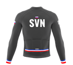 ScudoPro Pro Thermal Long Sleeve Cycling Jersey Country CODE Slovenia Gray | Men and Women