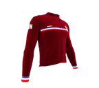 ScudoPro Pro Thermal Long Sleeve Cycling Jersey Country CODE Slovenia Vine | Men and Women