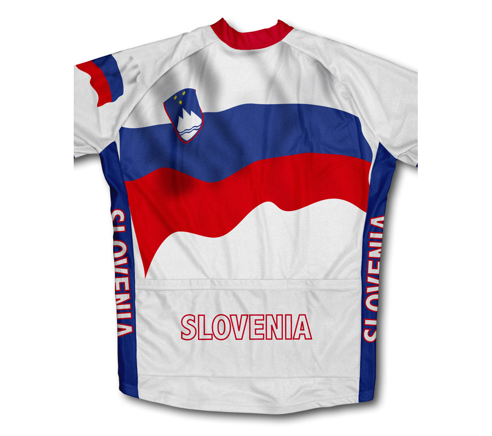 Slovenia Flag Winter Thermal Cycling Jersey