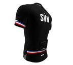 Slovenia Black CODE Short Sleeve Cycling PRO Jersey for Men and Women