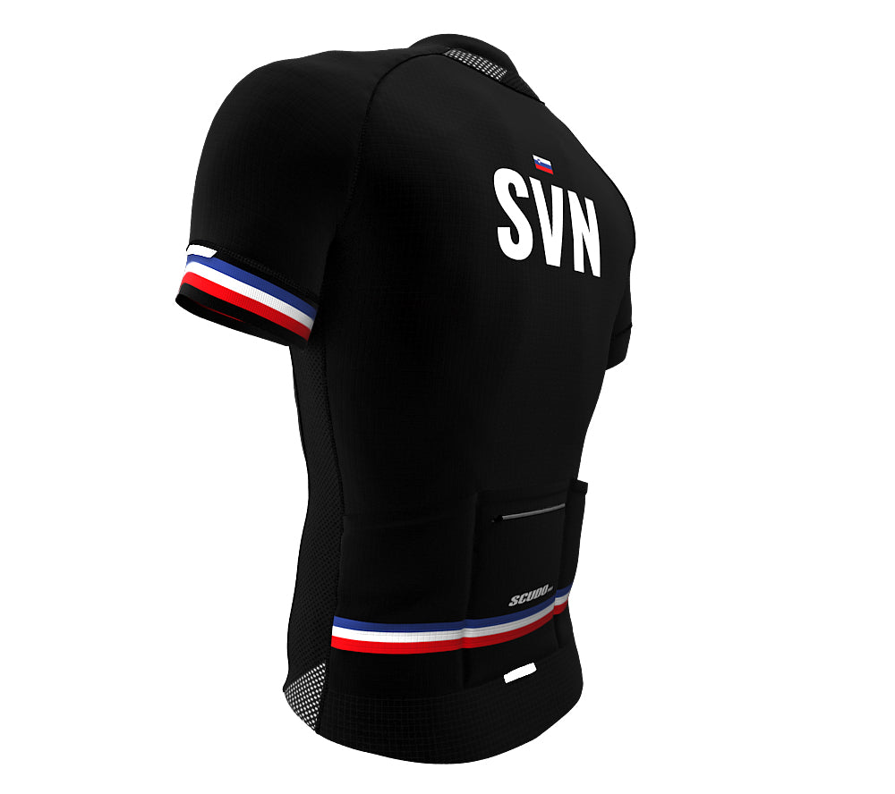 Slovenia Black CODE Short Sleeve Cycling PRO Jersey for Men and Women