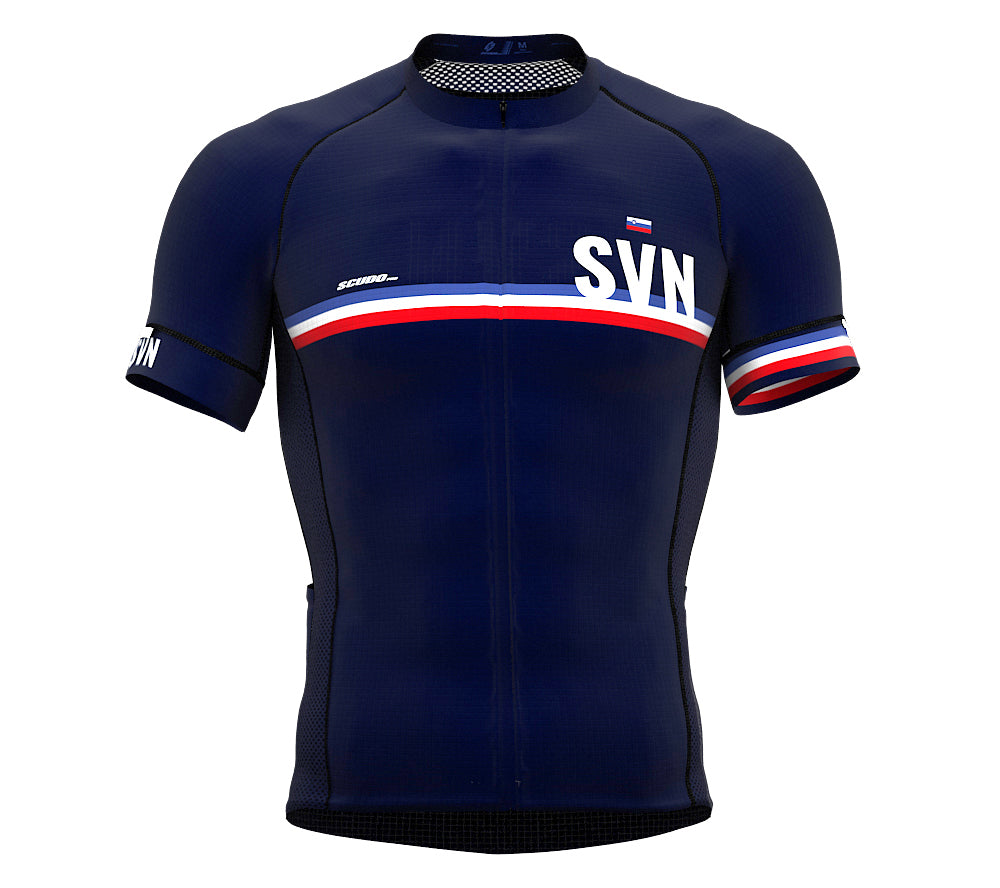 Slovenia Blue CODE Short Sleeve Cycling PRO Jersey for Men and WomenSlovenia Blue CODE Short Sleeve Cycling PRO Jersey for Men and Women