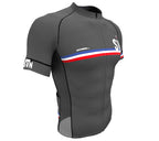 Slovenia Gray CODE Short Sleeve Cycling PRO Jersey for Men and Women