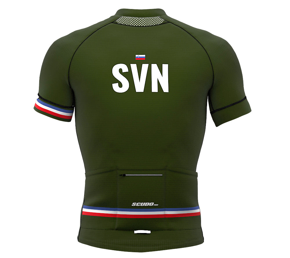Slovenia Green CODE Short Sleeve Cycling PRO Jersey for Men and Women