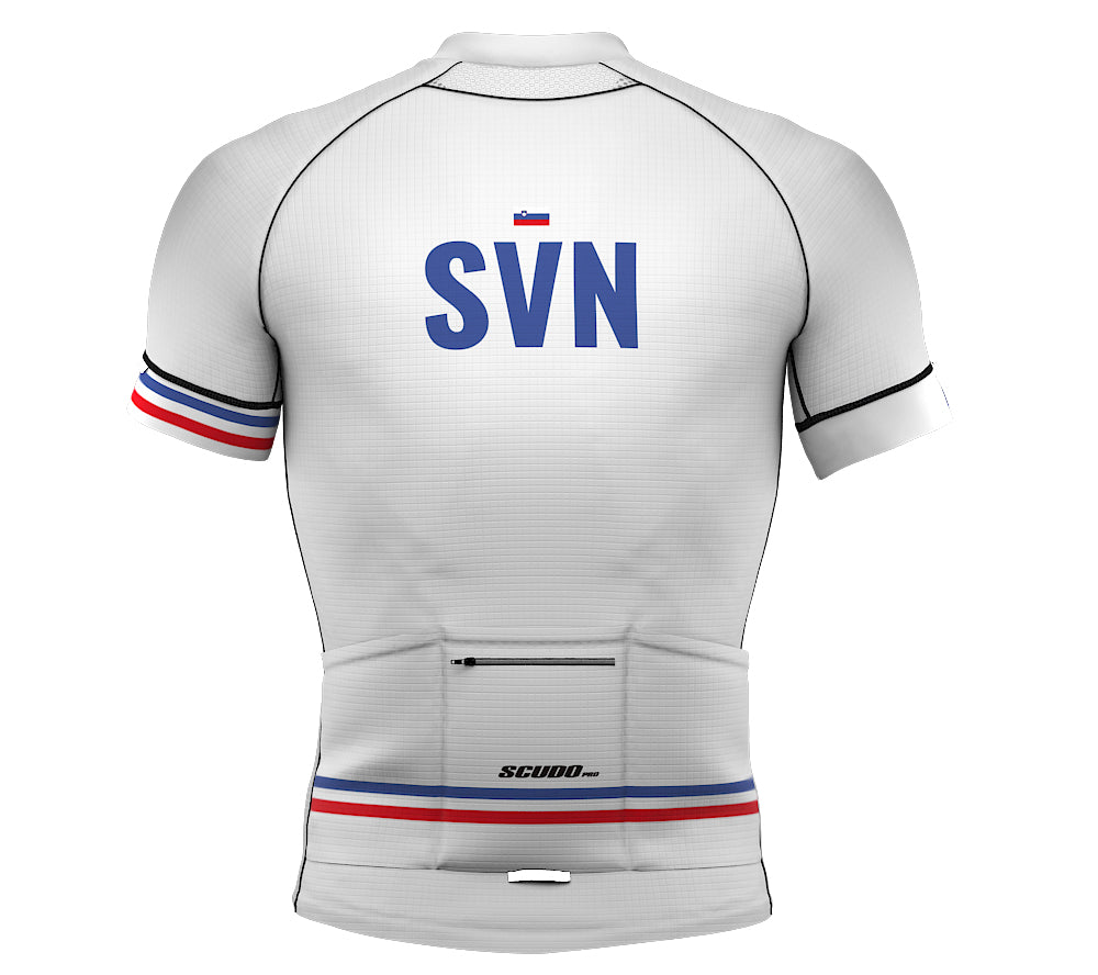 Slovenia White CODE Short Sleeve Cycling PRO Jersey for Men and Women