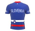 Slovenia  Full Zipper Bike Short Sleeve Cycling Jersey