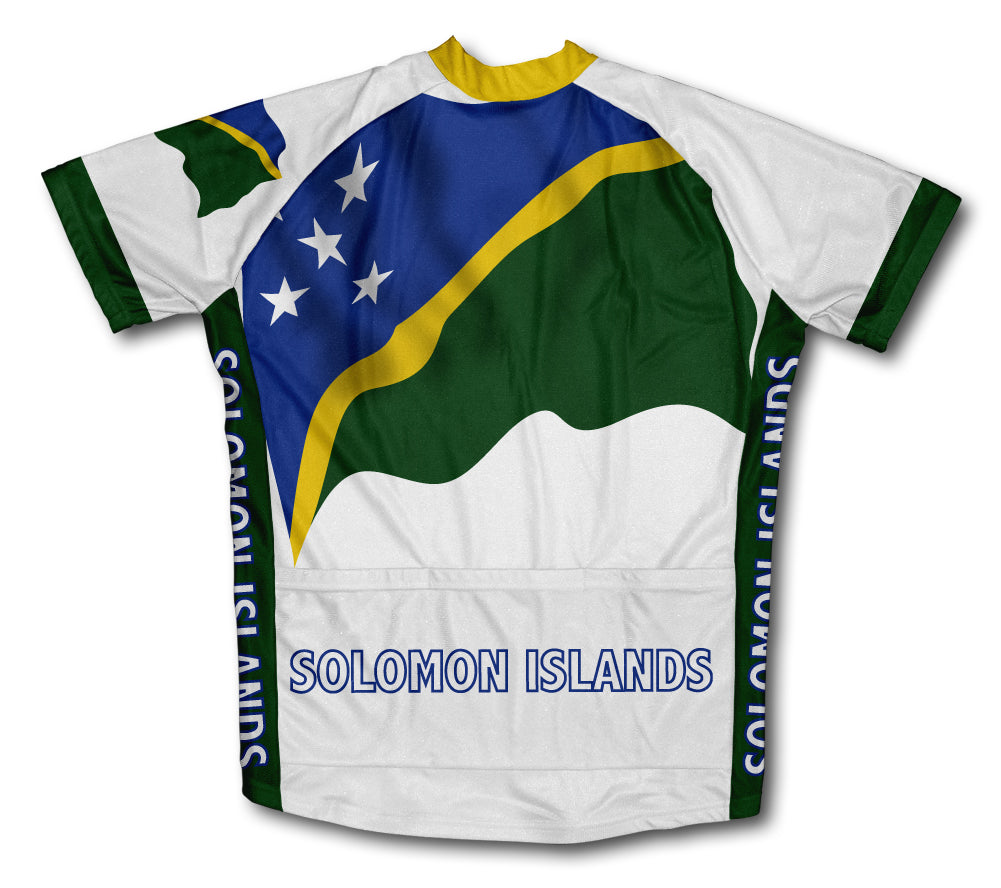 Solomon Islands Flag Cycling Jersey for Men and Women