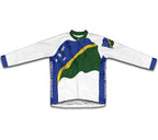 Solomon Islands Flag Cycling Jersey for Men and Women