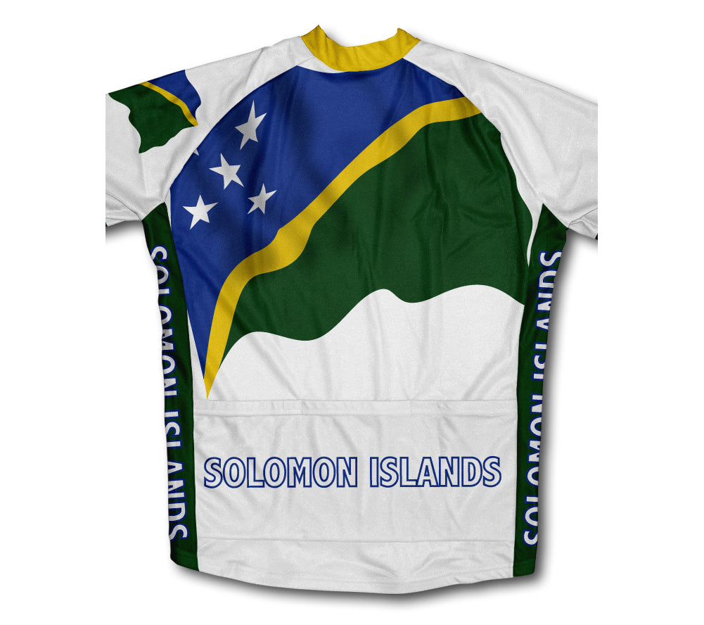 Solomon Islands Flag Cycling Jersey for Men and Women
