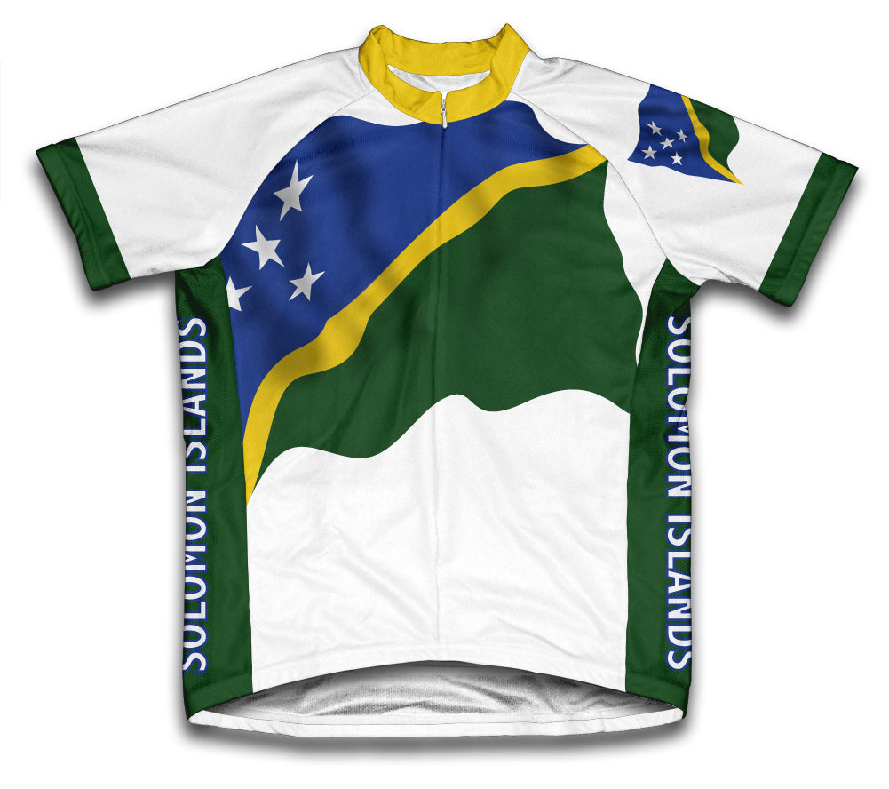 Solomon Islands Flag Cycling Jersey for Men and Women