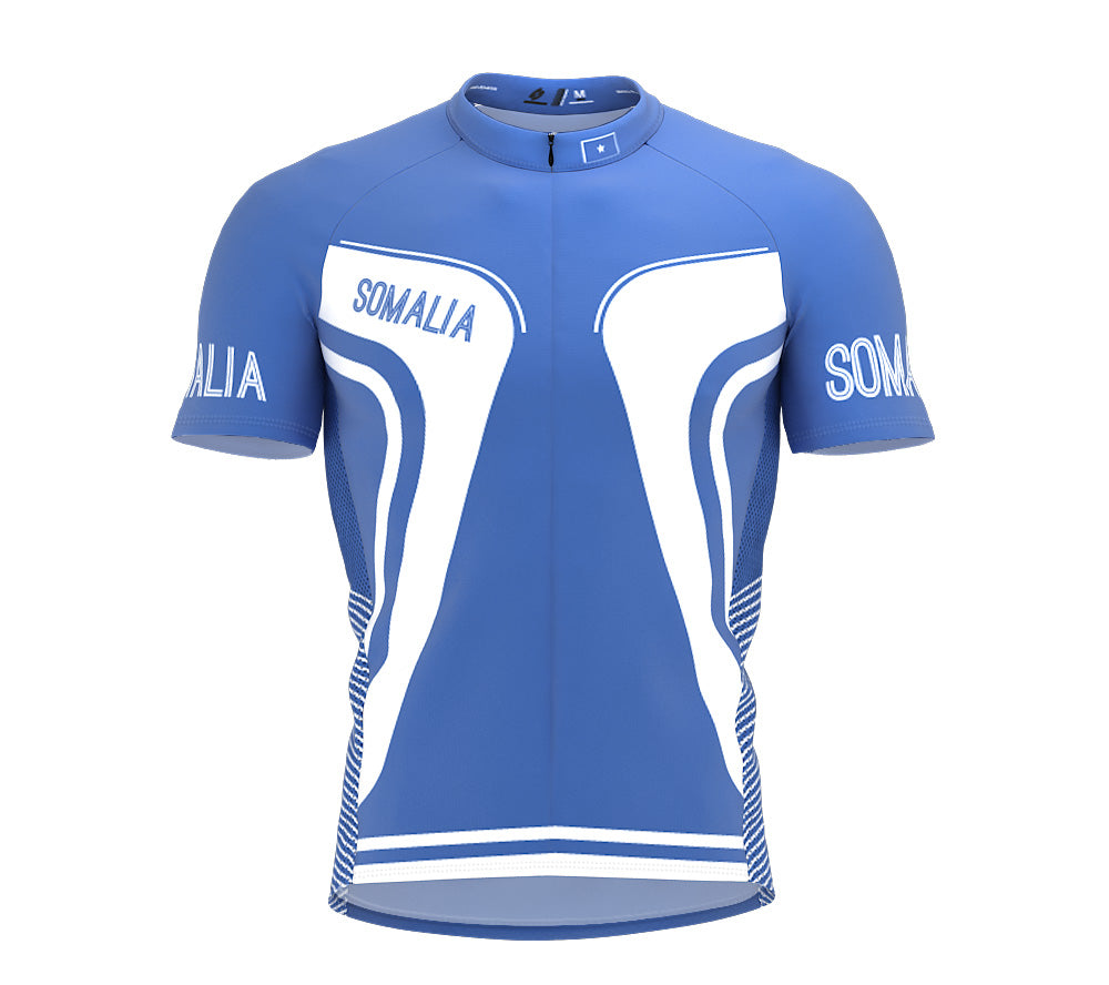 Somalia  Full Zipper Bike Short Sleeve Cycling Jersey