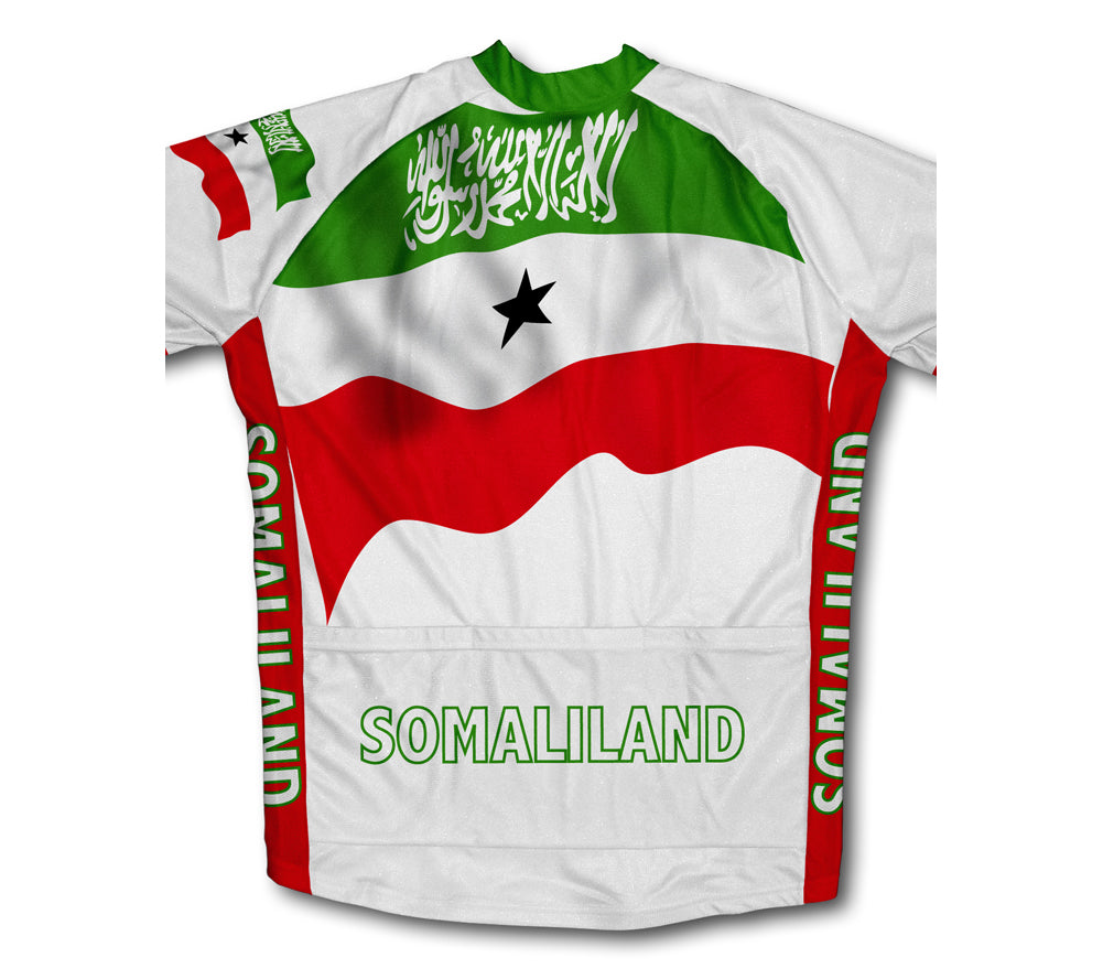 Somaliland Flag Cycling Jersey for Men and Women