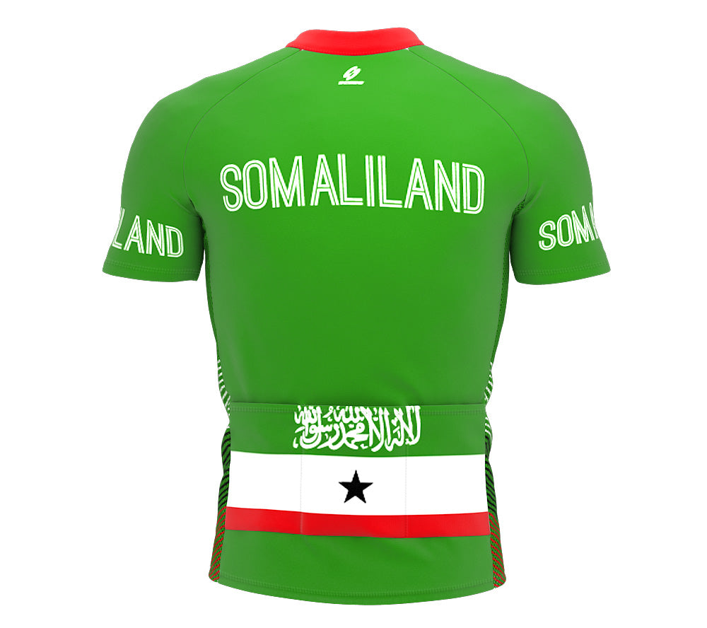 Somaliland  Full Zipper Bike Short Sleeve Cycling Jersey