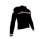 ScudoPro Pro Thermal Long Sleeve Cycling Jersey Country CODE South Africa Black | Men and Women