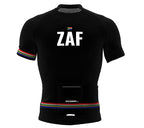 South Africa Black CODE Short Sleeve Cycling PRO Jersey for Men and Women