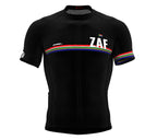 South Africa Black CODE Short Sleeve Cycling PRO Jersey for Men and WomenSouth Africa Black CODE Short Sleeve Cycling PRO Jersey for Men and Women