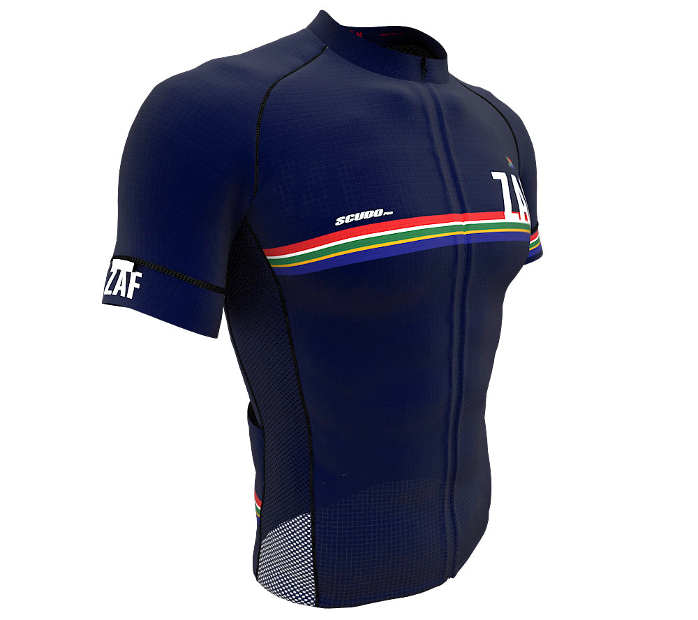South Africa Blue CODE Short Sleeve Cycling PRO Jersey for Men and Women