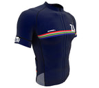 South Africa Blue CODE Short Sleeve Cycling PRO Jersey for Men and Women