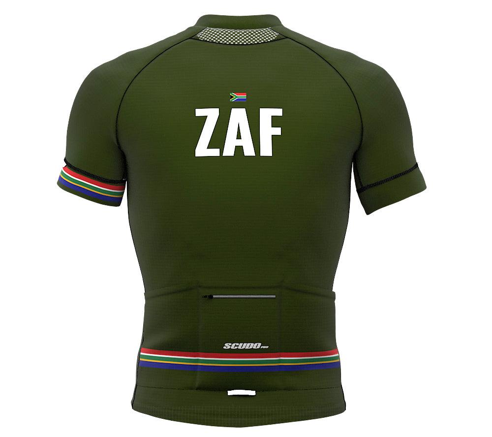 South Africa Green CODE Short Sleeve Cycling PRO Jersey for Men and Women
