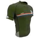 South Africa Green CODE Short Sleeve Cycling PRO Jersey for Men and Women