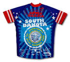 South Dakota Short Sleeve Cycling Jersey for Men and Women