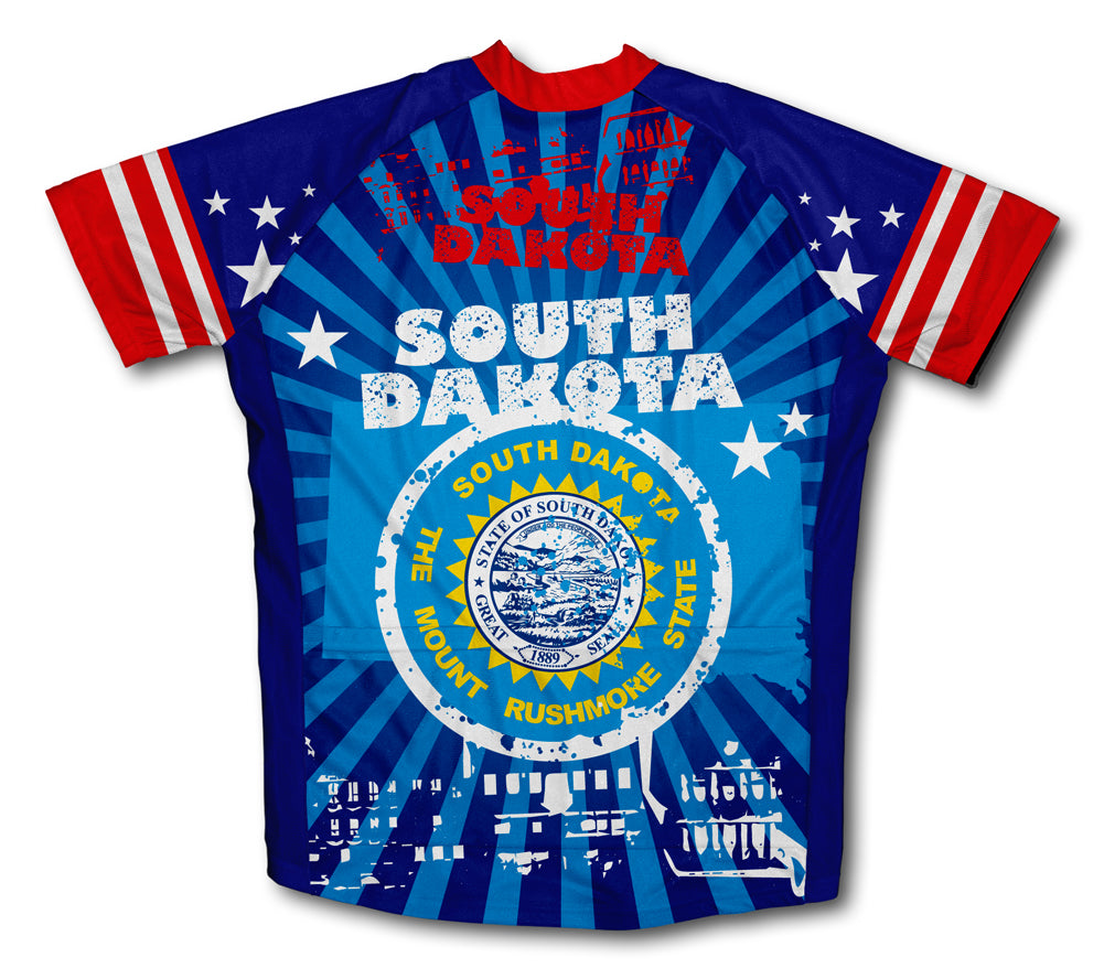South Dakota Short Sleeve Cycling Jersey for Men and Women