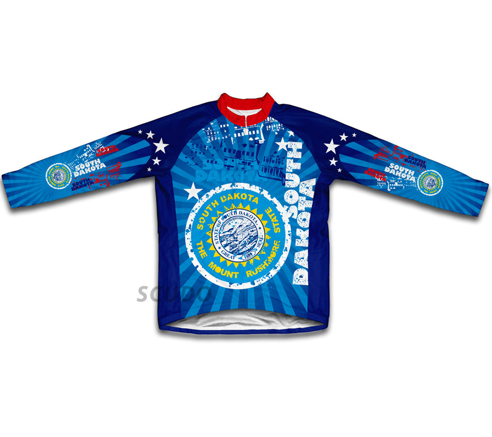 South Dakota Short Sleeve Cycling Jersey for Men and Women