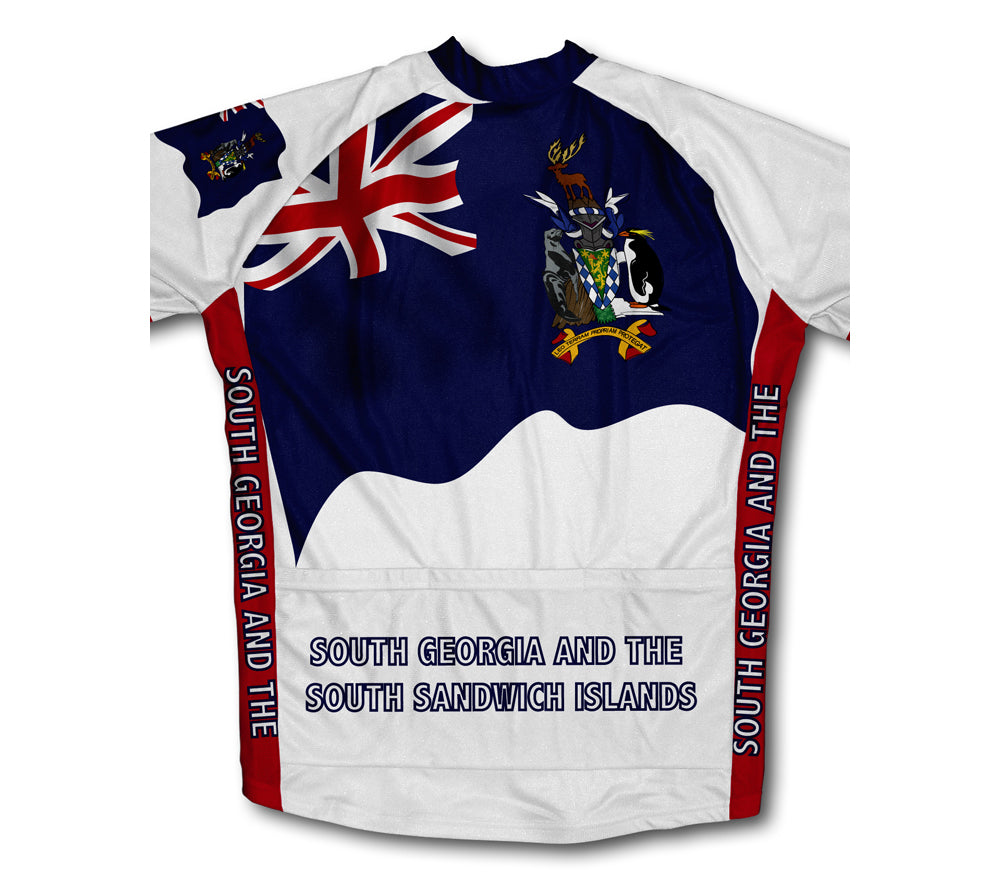 South Georgia And The South Sandwich Islands Flag Cycling Jersey for Men and Women