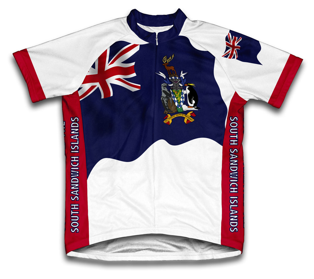 South Georgia And The South Sandwich Islands Flag Cycling Jersey for Men and Women