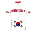 South Korea  Full Zipper Bike Short Sleeve Cycling Jersey