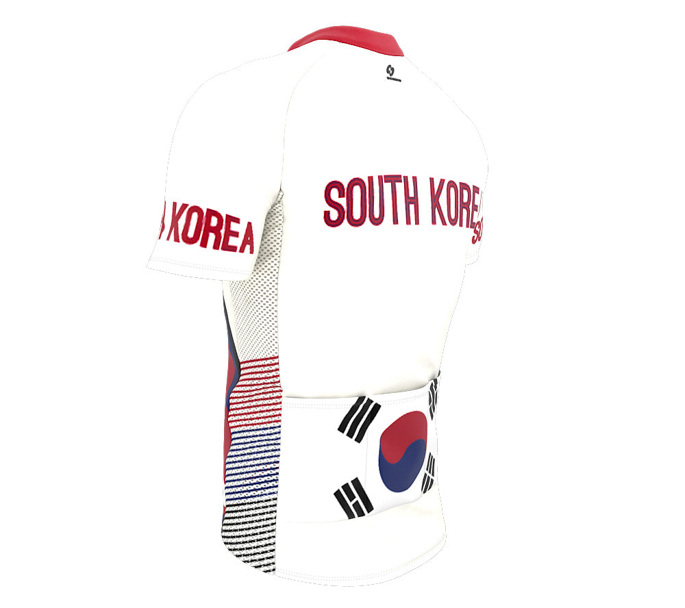 South Korea  Full Zipper Bike Short Sleeve Cycling Jersey